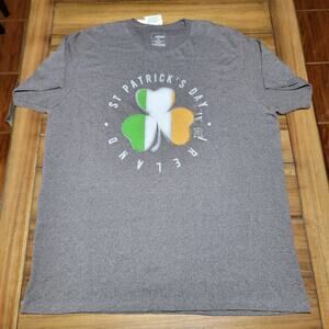 St. Patrick's Day Ireland Dark Grey Unisex Tee (Sonoma) - Size 2XB NWT